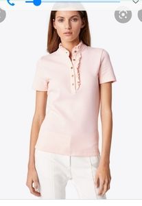 Tory Burch Ruffle Polo